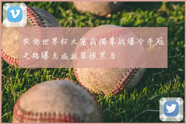 农场世界杯大富翁揭幕战爆冷夺冠之路曝光成就草根黑马